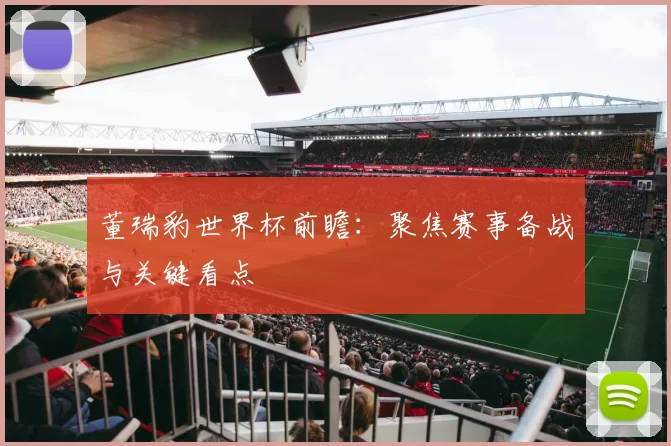 董瑞豹世界杯前瞻:聚焦赛事备战与关键看点