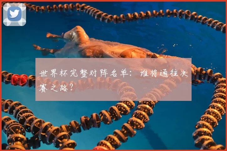 世界杯完整对阵名单：谁将通往决赛之路？