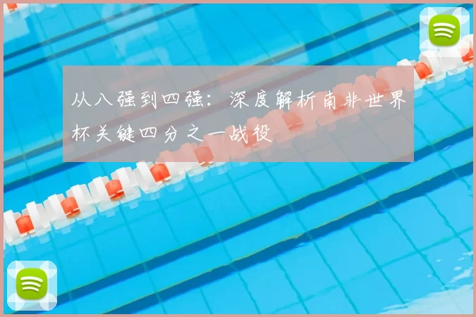 从八强到四强：深度解析南非世界杯关键四分之一战役